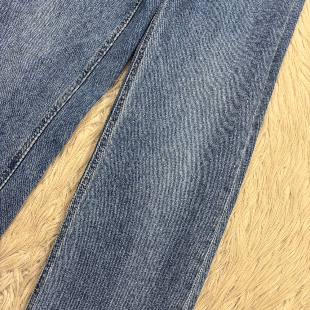 Everlane Women's 24 Light Wash Way High Straight Leg Jeans Raw Hems Classic - Picture 3 of 10